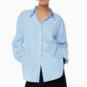 NWT Aritzia Babaton Essential Relaxed Shirt - M